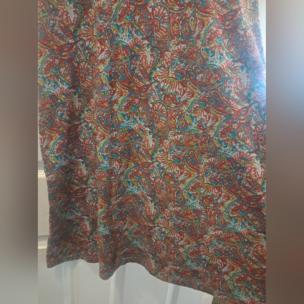 Sahalie Vibrant Paisley Printed Dress - Picture 4 of 4